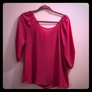 Pink blouse